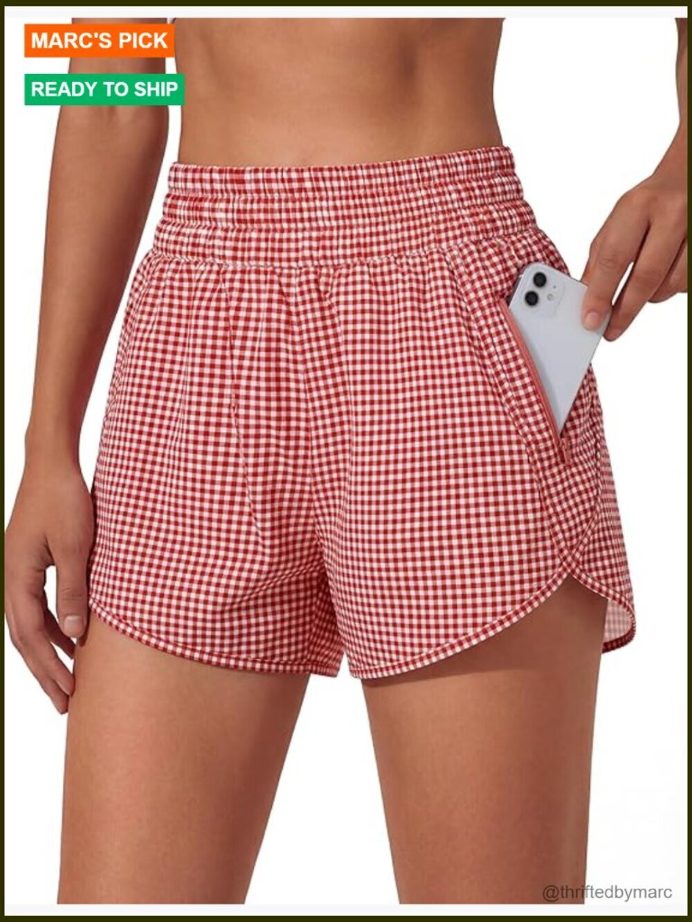 High Waisted Running Shorts with Pockets, 2.5" Quick Dry Athletic Shorts